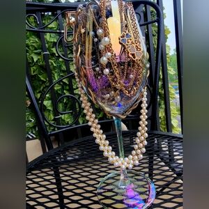 Mystery Jewelry Jar-Wine Glass